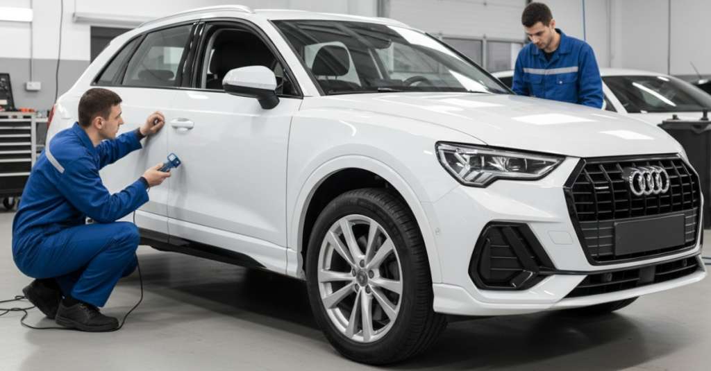 Inspección detallada de la zona exterior